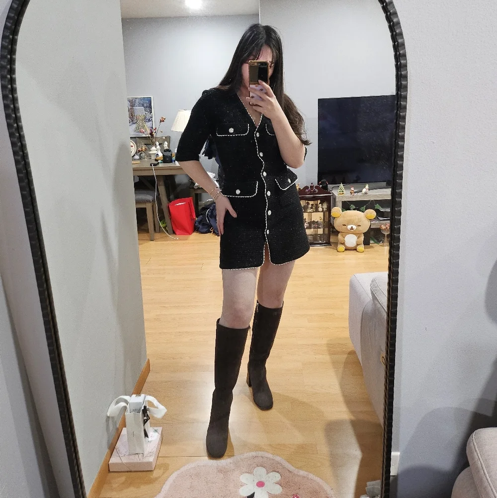 COACH Brown Suede Boots - Picture 2 of 9